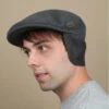 Kangol 504 Wool Earflap Dk Flannel 1 Kangol 504 Wool Earflap Dk Flannel -Cap Quette Magasin 504 wool earflap dk flannelberet20gris20protege20oreilles2050420Wool20Earflap20dk20flannel