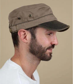 Stetson Army Cap Cotton Brown