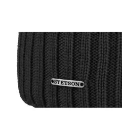 Stetson Beanie Wool Black -Default Template 7 beanie wool blackbonnet20revers20noir20laine
