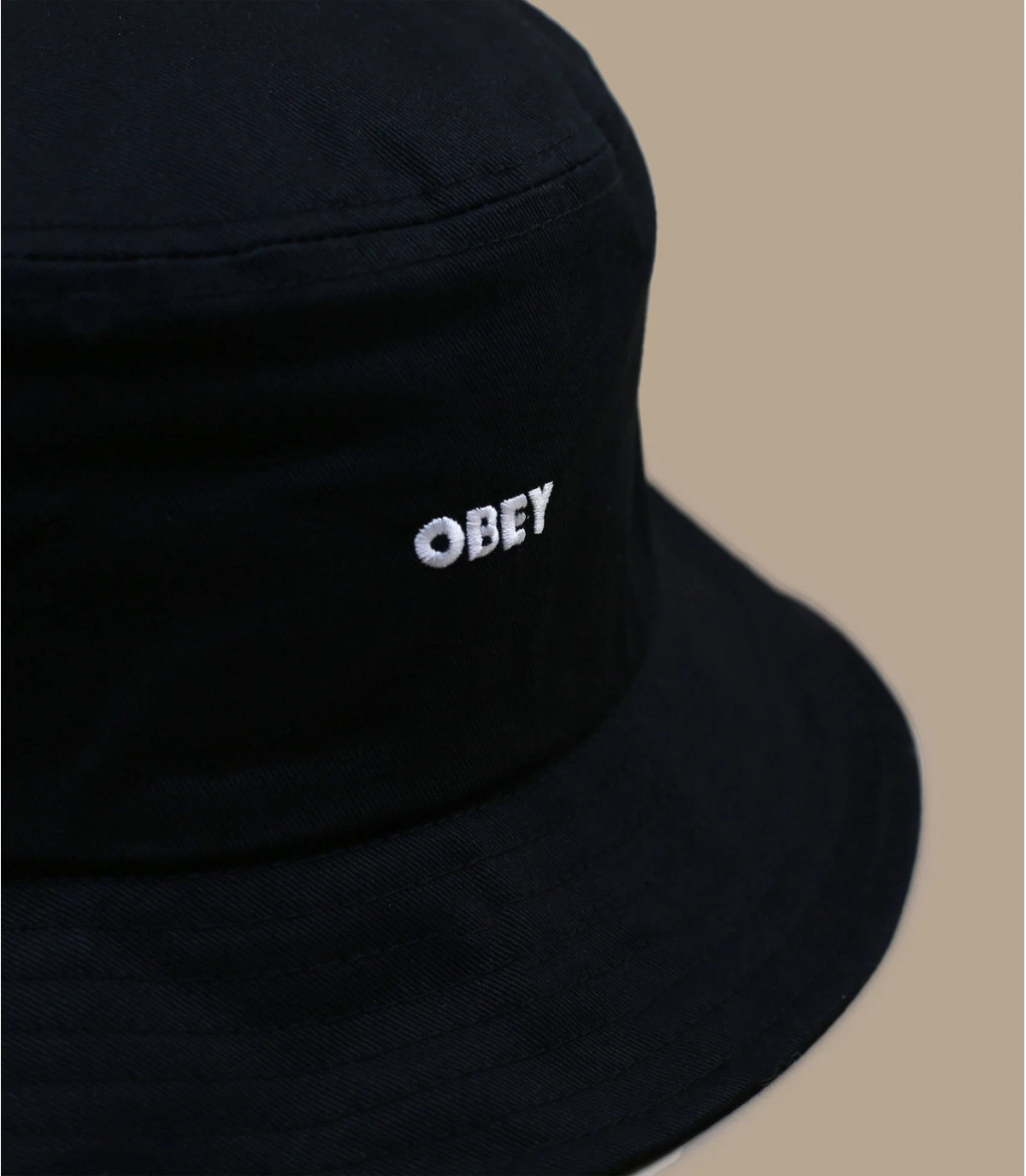 OBEY Bold Twill Bucket Black 4 OBEY Bold Twill Bucket Black – Image 2