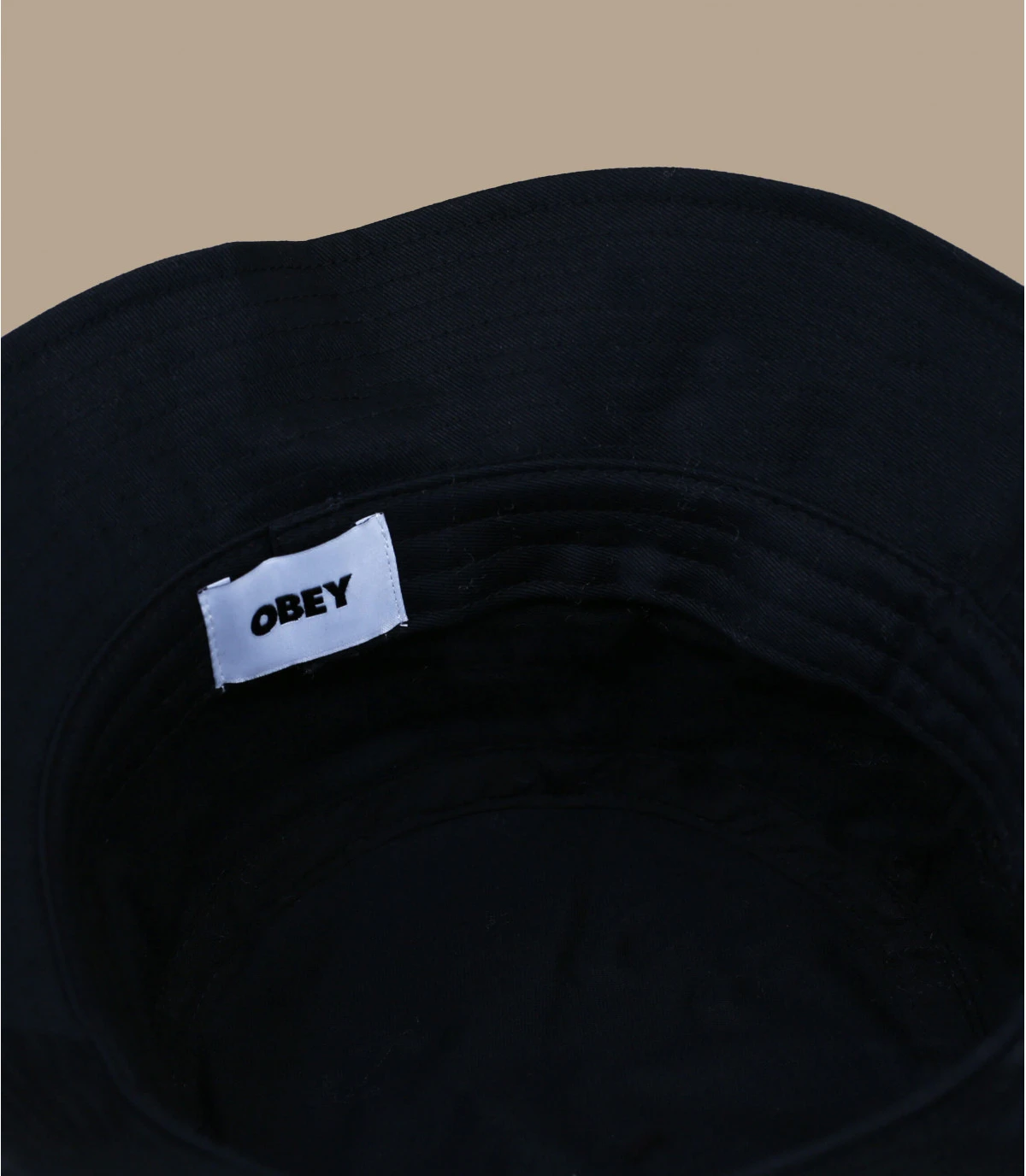 OBEY Bold Twill Bucket Black 5 OBEY Bold Twill Bucket Black – Image 3