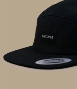 NIXON Casquette Mikey 5 Panel Black -Cap Quette Magasin casquette mikey 5 panel black 2
