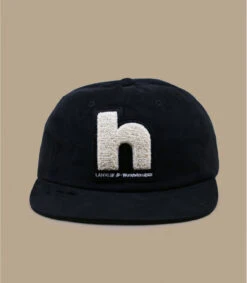 HUF Chenille Patch 6 Panel Black -Default Template 7 chenille patch 6 panel black 1