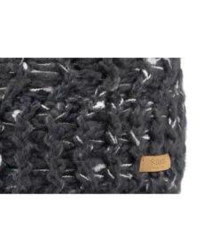 Barts Euny Beanie Dark Heather -Cap Quette Magasin euny beanie dark heatherbonnet20gris20chine20pompon20fourrur