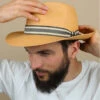 Stetson Fedora Panama Honey -Cap Quette Magasin fedora panama honey