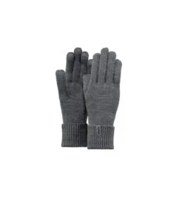 Barts Fine Knitted Gloves Dark Heather -Default Template 7 fine knitted gloves dark heatherGants20femme20gris
