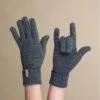 Barts Fine Knitted Gloves Dark Heather -Default Template 7 fine knitted gloves dark heatherGants20femme20gris20Fine20knitted20gloves20dark20heather