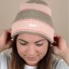 OBEY Future Stripe Beanie Pink Putty -Default Template 7 future stripe beanie pink putty