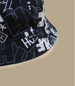 HUF Haze Bucket Black -Cap Quette Magasin haze bucket blackBob20Huf20noir
