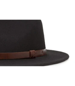 Brixton Messer Black -Cap Quette Magasin messer blackfedora20feutre20noir20Brixton