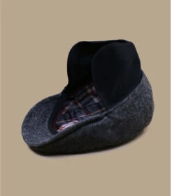 Oxford Earflap Grey -Cap Quette Magasin oxford earflap grey 2