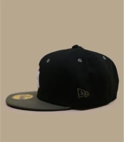 NEW ERA Side Patch 59Fifty New York Yankees Black New Olive -Cap Quette Magasin side patch 59fifty new york yankees black new olive 3