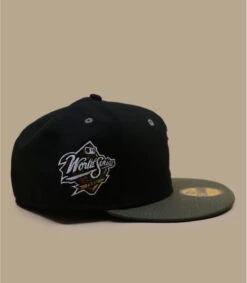 NEW ERA Side Patch 59Fifty New York Yankees Black New Olive -Cap Quette Magasin side patch 59fifty new york yankees black new olive 4