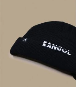 Kangol Sliced Peak Beanie Black -Default Template 7 sliced peak beanie black 2