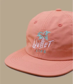 Summer Palm Nylon Coral -Cap Quette Magasin summer palm nylon coral 2