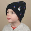 Barts Vinson Beanie Kids Dark Heather 2 Barts Vinson Beanie Kids Dark Heather -Cap Quette Magasin vinson beanie kids dark heatherbonnet20enfant20noir20brode20Vinson20Beanie20Kids20dark20heather
