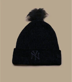 NEW ERA Wmn Chenille Bobble NY Black 6 NEW ERA Wmn Chenille Bobble NY Black -Default Template 7 wmn chenille bobble ny black 1