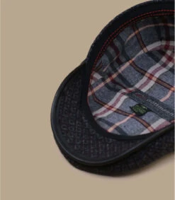 Xavier Wool Grey Burgundy -Cap Quette Magasin xavier wool grey burgundy 3